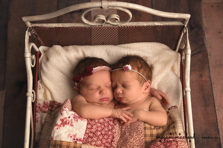 Newborn Photographer in Cleveland twins