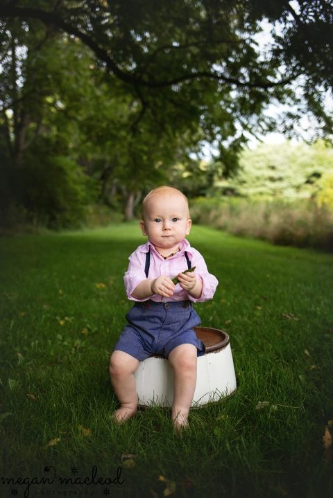 9 month baby photos | Medina photo shoot